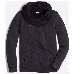 J. Crew Funnelneck Sweatshirt Gray Sweater Large